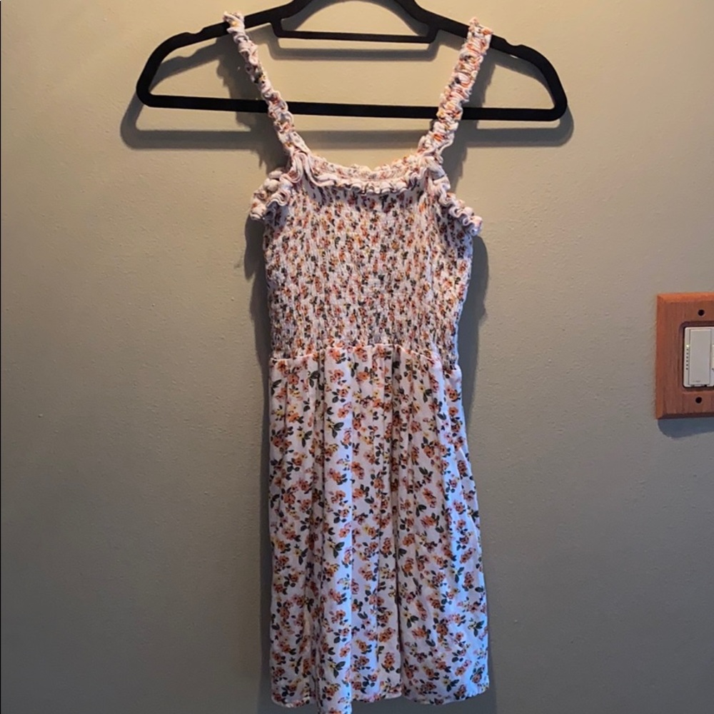 L.A hearts ruffled smock flower dress